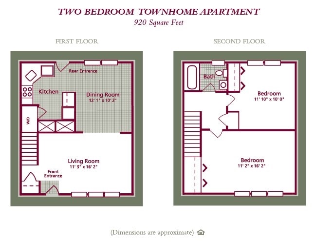 2BR/1BA - Hathaway Farms Townhomes at Northampton