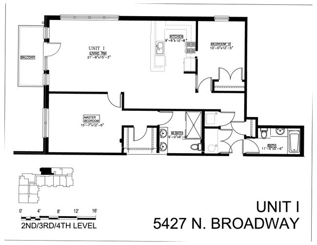 Floorplan - 5427 N Broadway