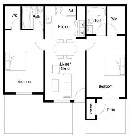 Floorplan - The Flats at Peoria