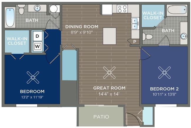 Floorplan - Courtyards at Estero