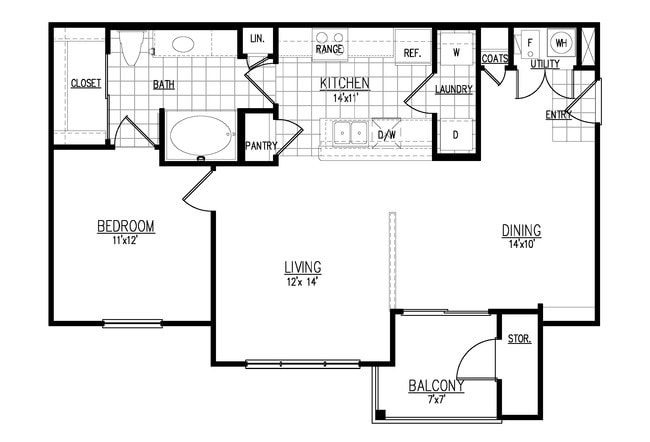 Floorplan - Maple Knoll Apartments
