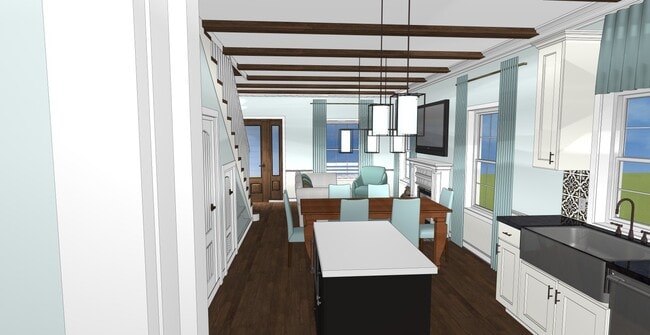 Kitchen/Dining/Living Room - 2500 22nd Ave N
