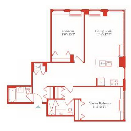 2BR/2BA - The Copper Hill