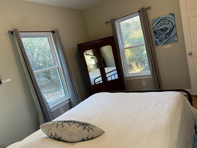 View from queen bed - 4804 Friends School Rd