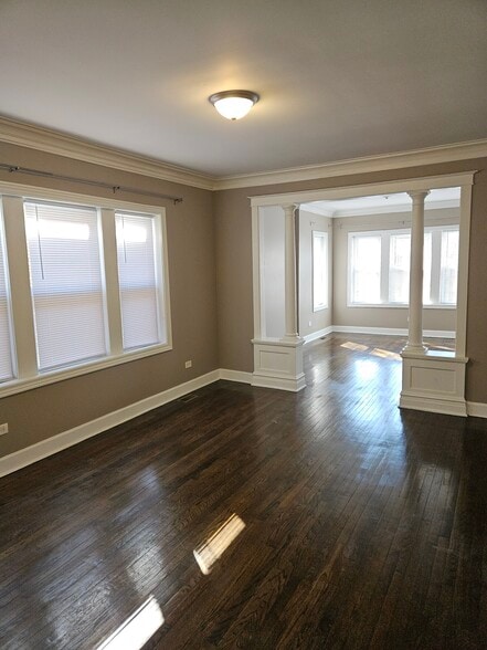 Spacious Living and Dining Room - 8539 S Colfax Ave