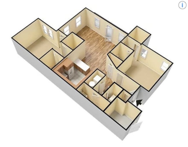 Floorplan - Birch Landing Apartments