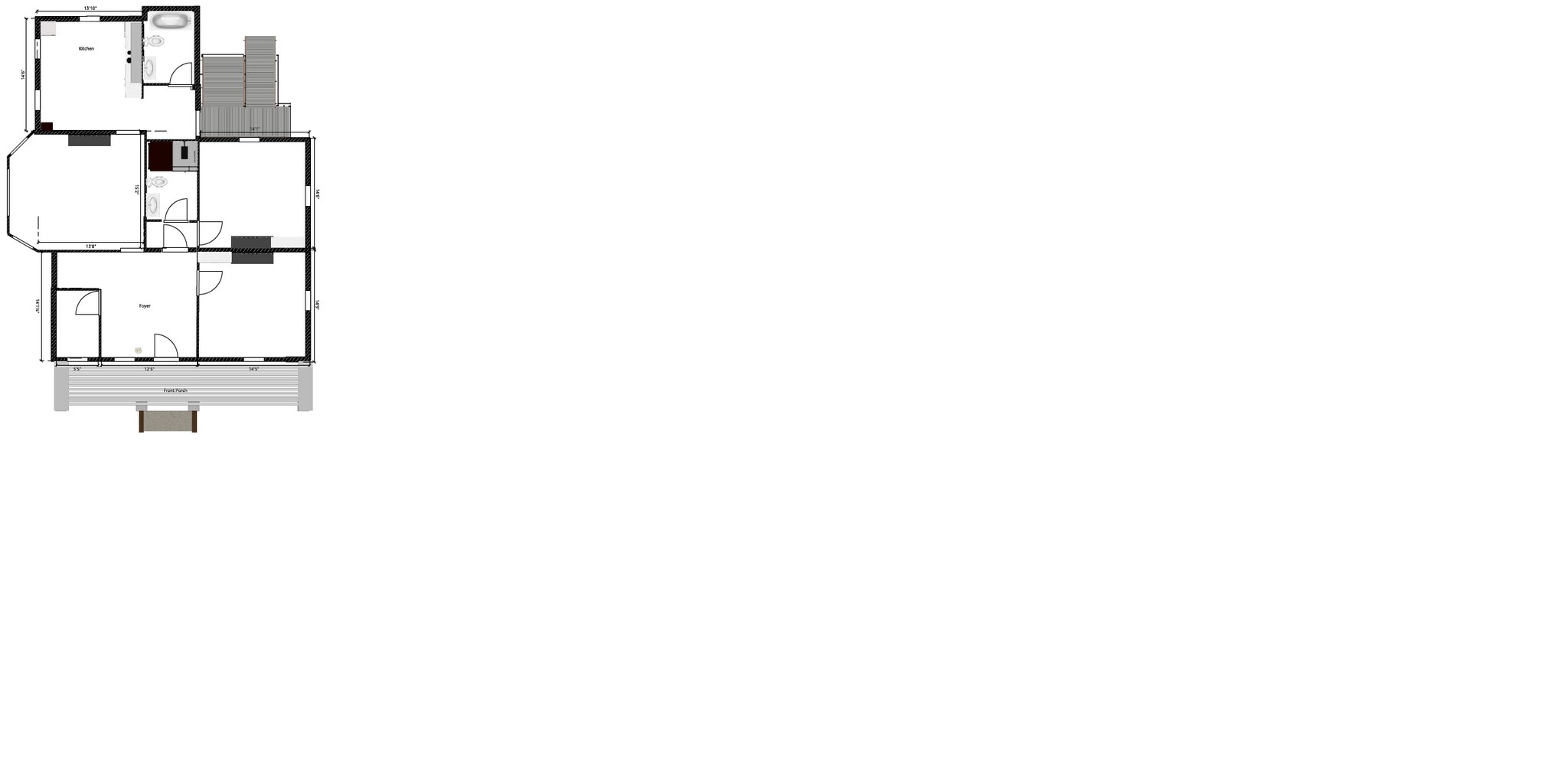 Floor plan - 903 New Bern Ave