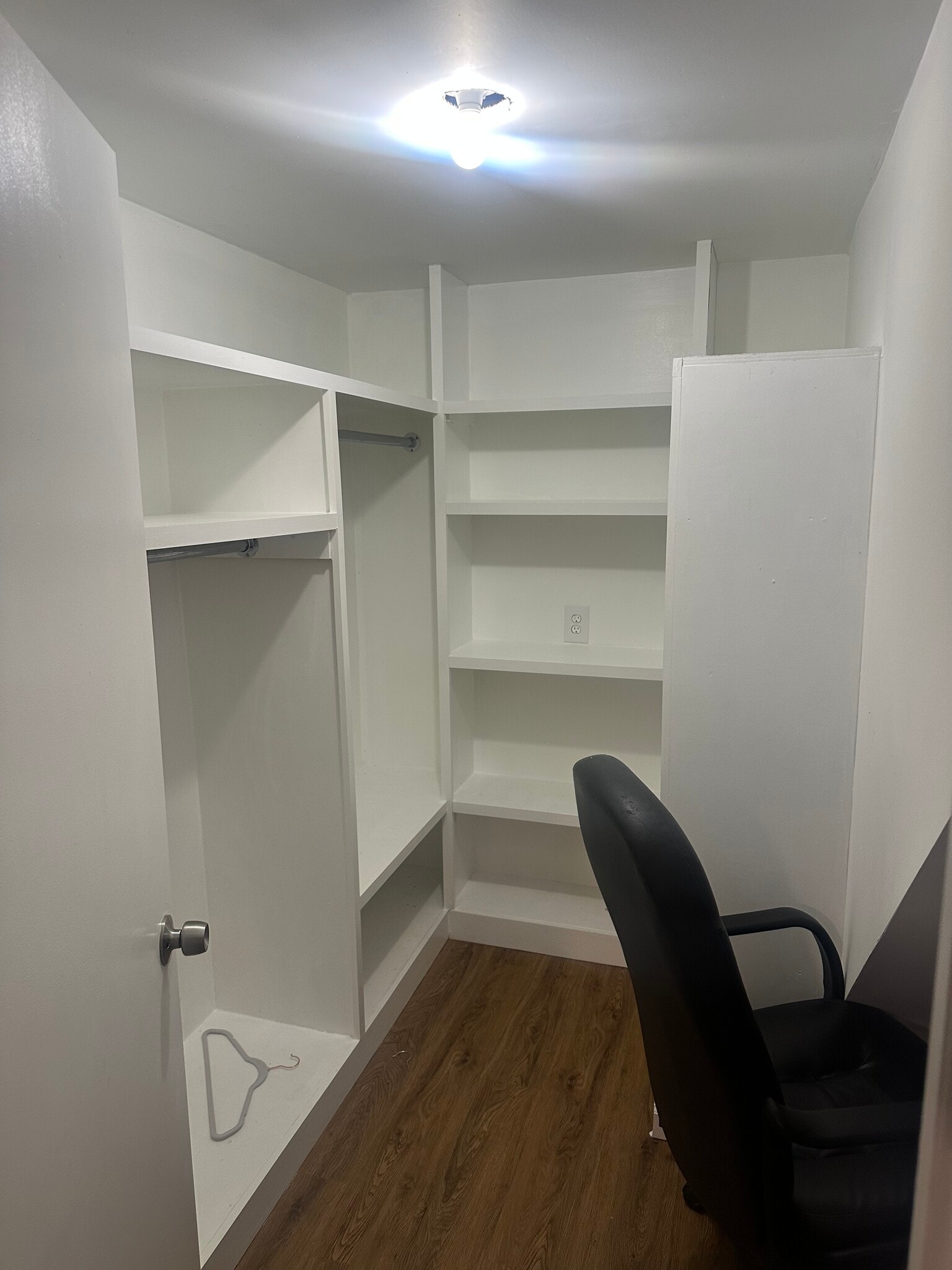 Walk in closet in the basement - 701 Cedar Crest Ct