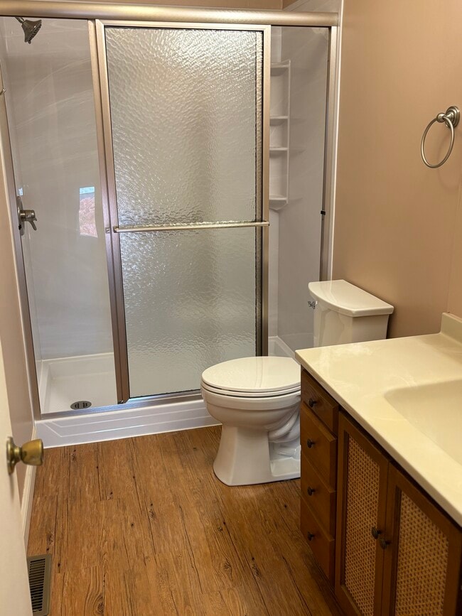 New walk-in shower, vanity, and toilet - 3193 Camberly Dr