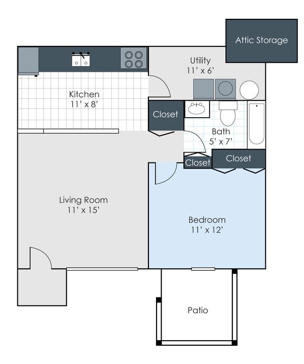 Floorplan - Mulberry Apts