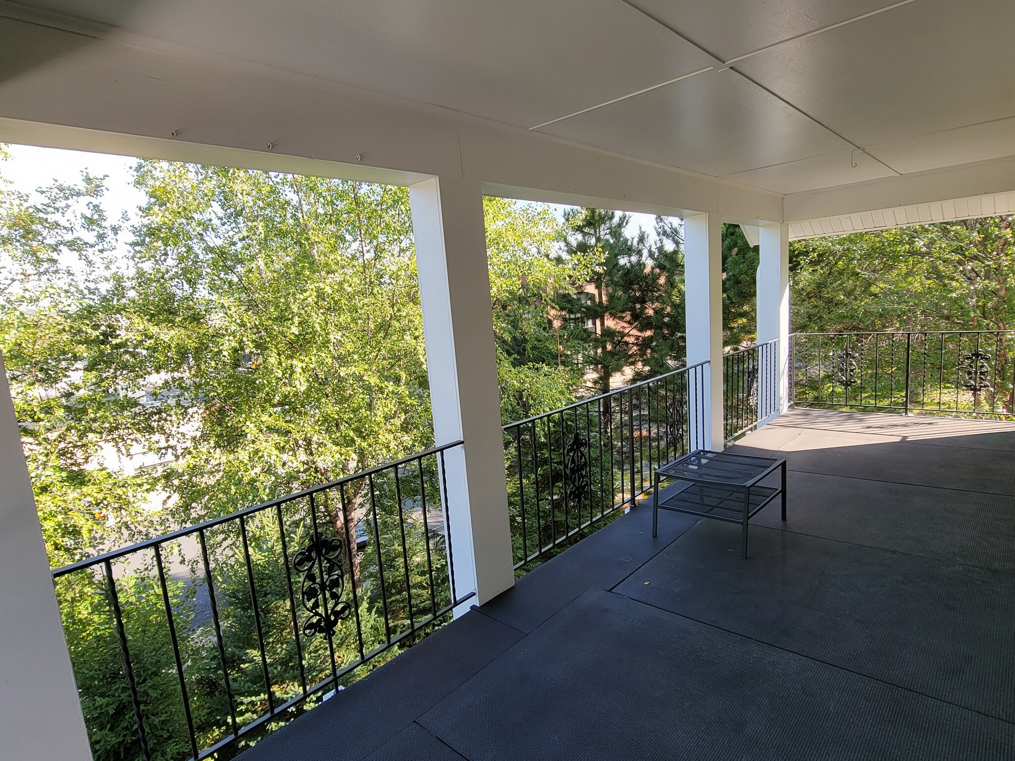 Main bedroom deck view - 308 Lewis St S