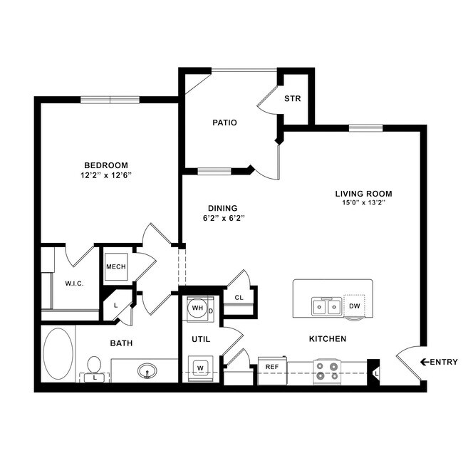 Floorplan - Palladium Crowley