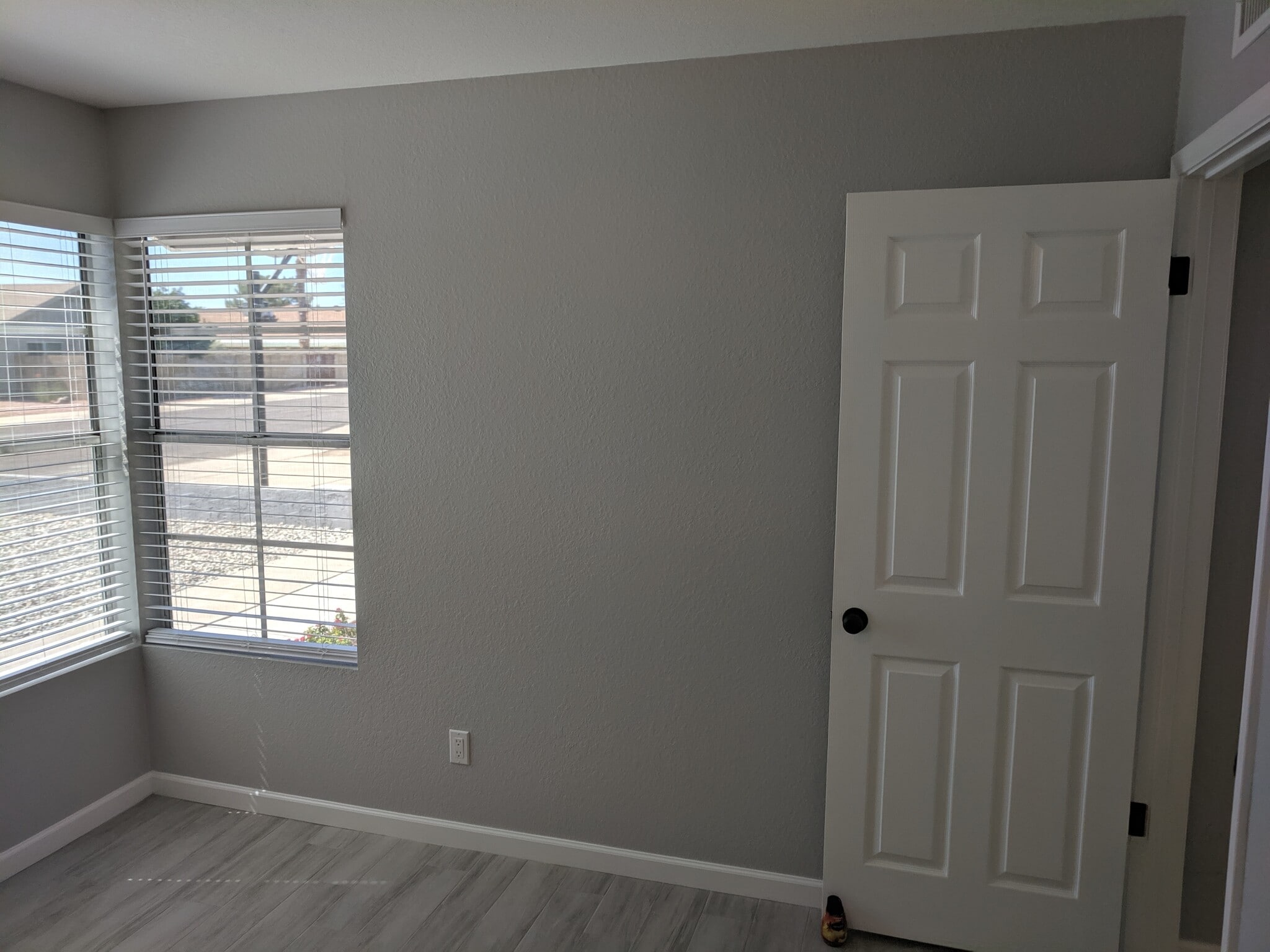 Room 2 - 10' x 12' - Faux wood blinds on 2 windows. North wall - 14101 N 78th Dr
