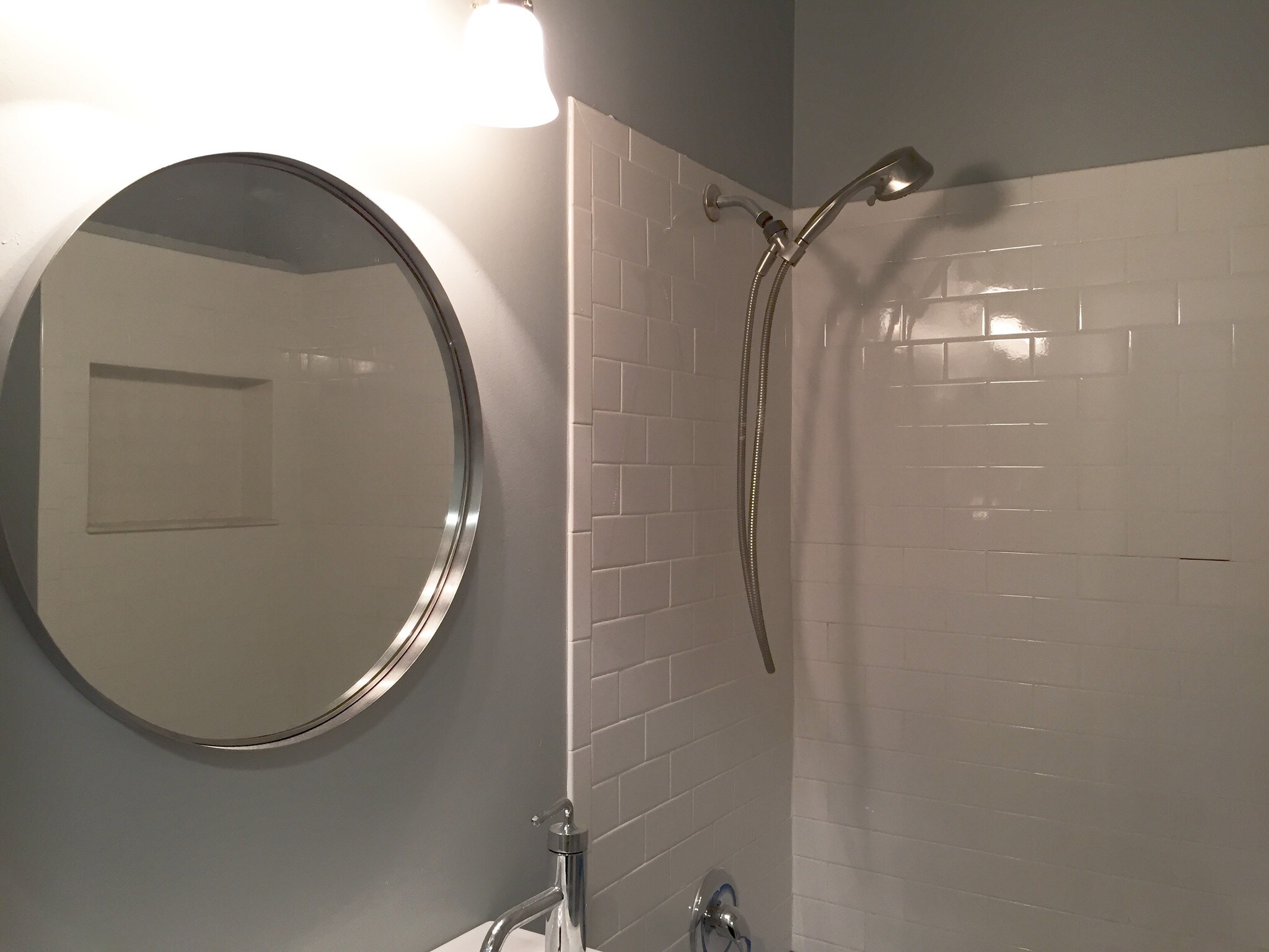 Upstairs bathroom with marble floors. - 1110 4th St NE