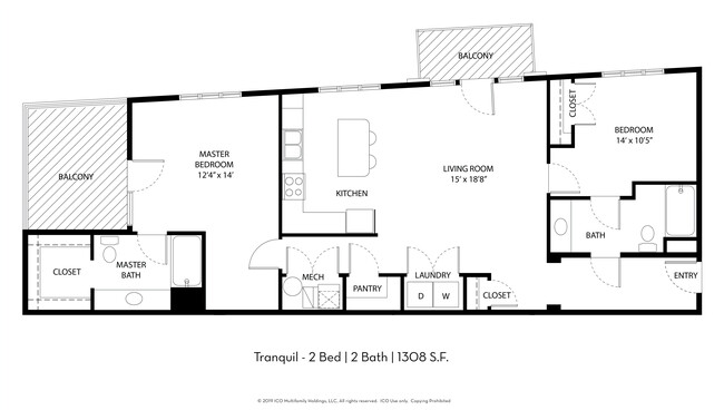 White Kitchen Cabinets - The Exton at University Place