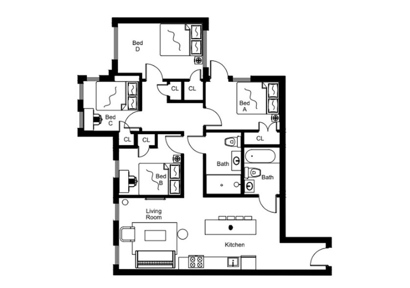 Building Photo - Room in Shared 4 bed/2 bath home