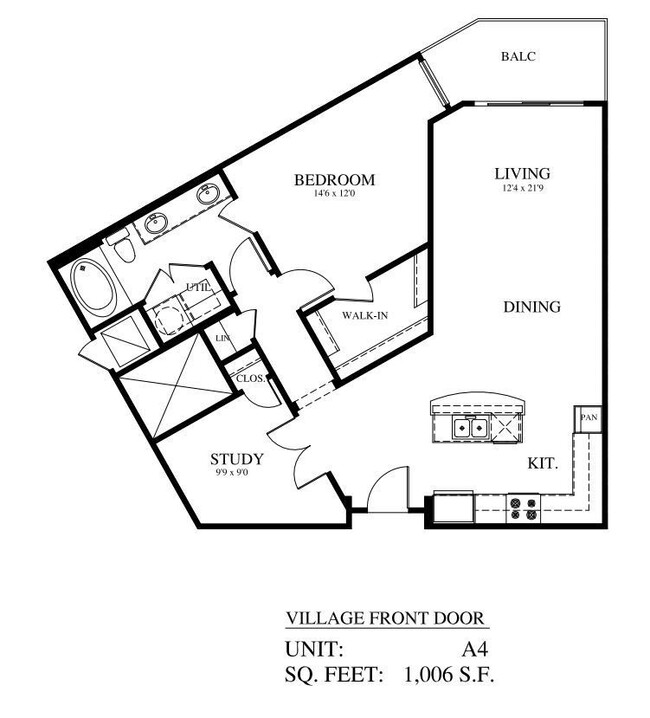 Floorplan - Colleyville Lofts