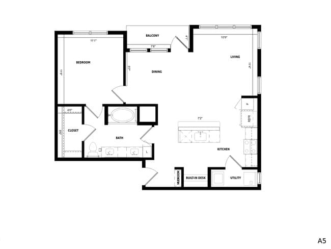 Floorplan - Standard on the River