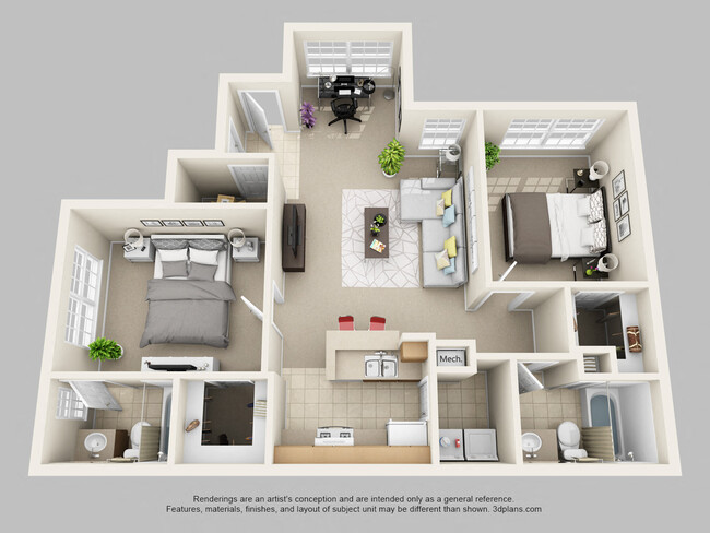 Floorplan - Academy on Eastern Lake FKA Brooke Commons