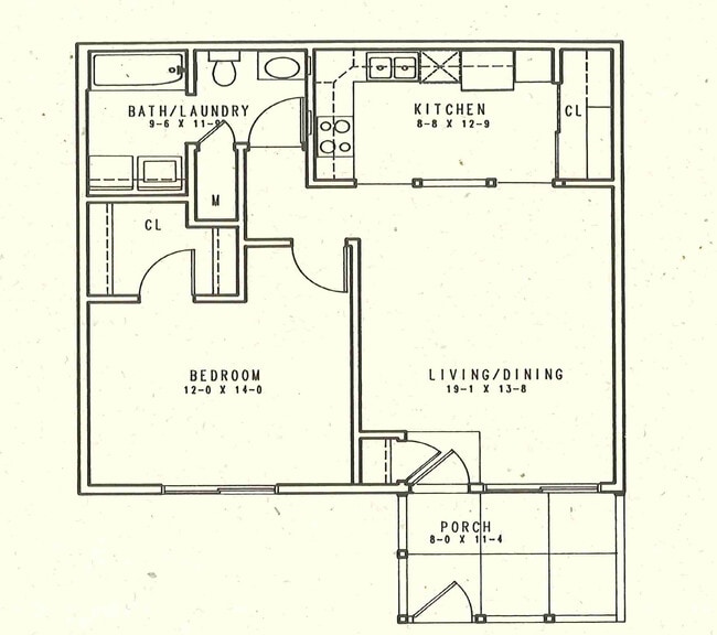Floorplan - St. James Apartments