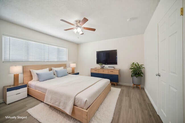 Bedroom Staged - Winnetka Gardens Apartments