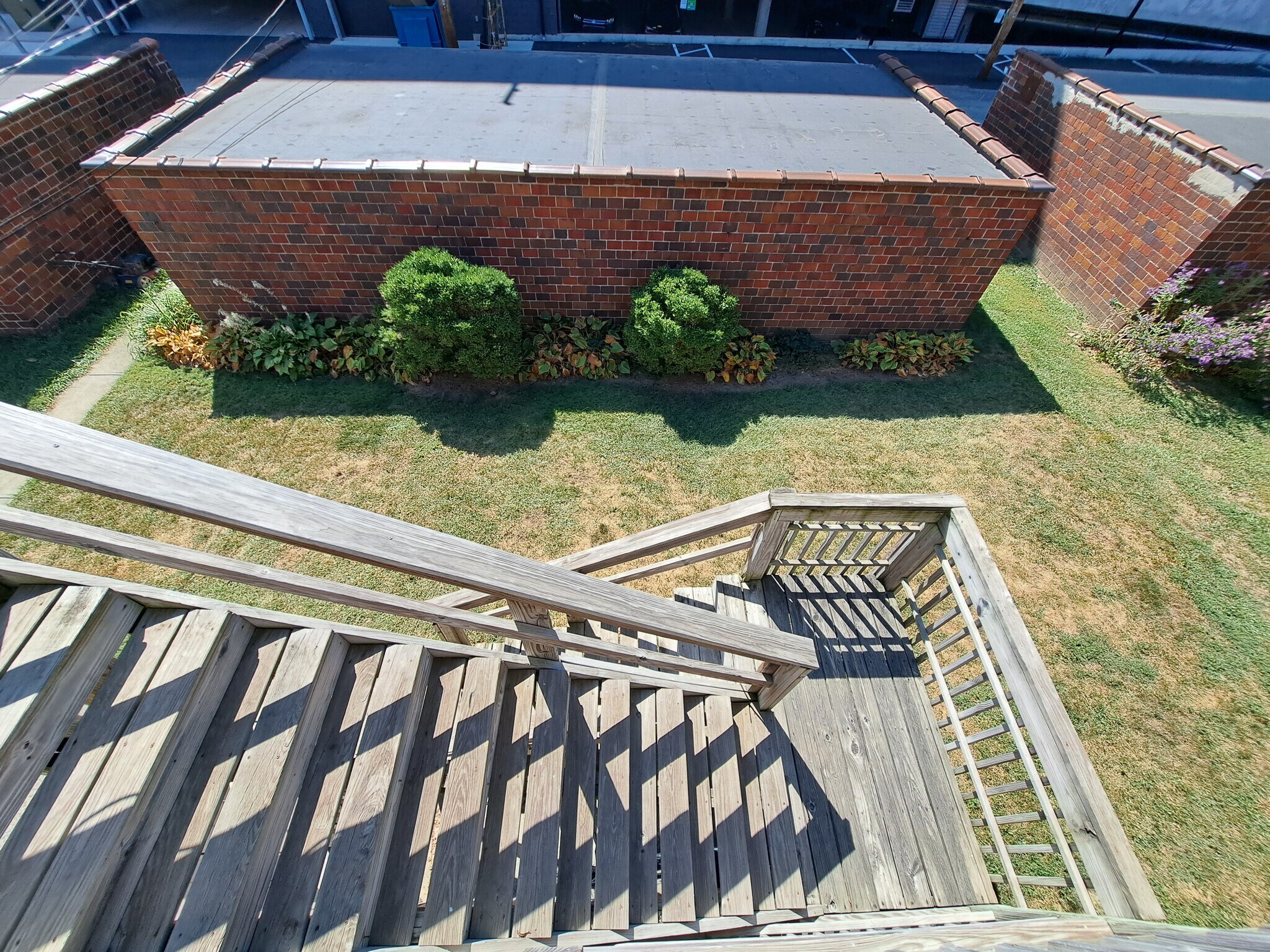 view of back yard & garage - 1331 W 6th Ave