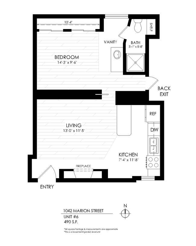 Floorplan - 1042 Marion St.