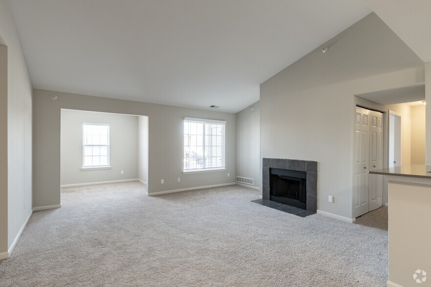 1BR, 1BA - 900SF - Arbor - Living Room - The Villas at Main Street