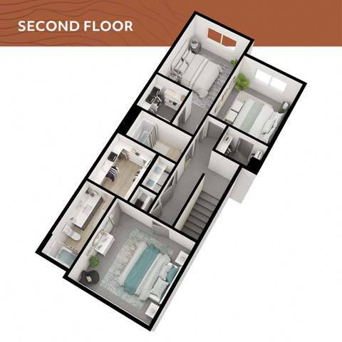 Floorplan - Black Ridge Townhomes