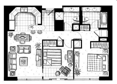 2BR/2BA - Hawaiki Tower