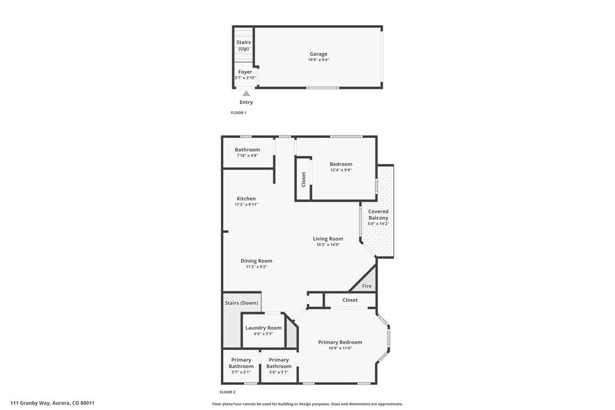 Floor Plan - 111 Granby Way