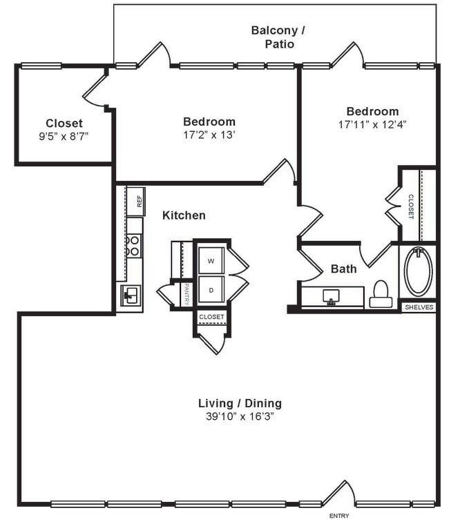 Floorplan - Terraces at Paseo Colorado