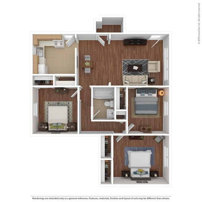 Floorplan - Landmark at Gayton Apartments