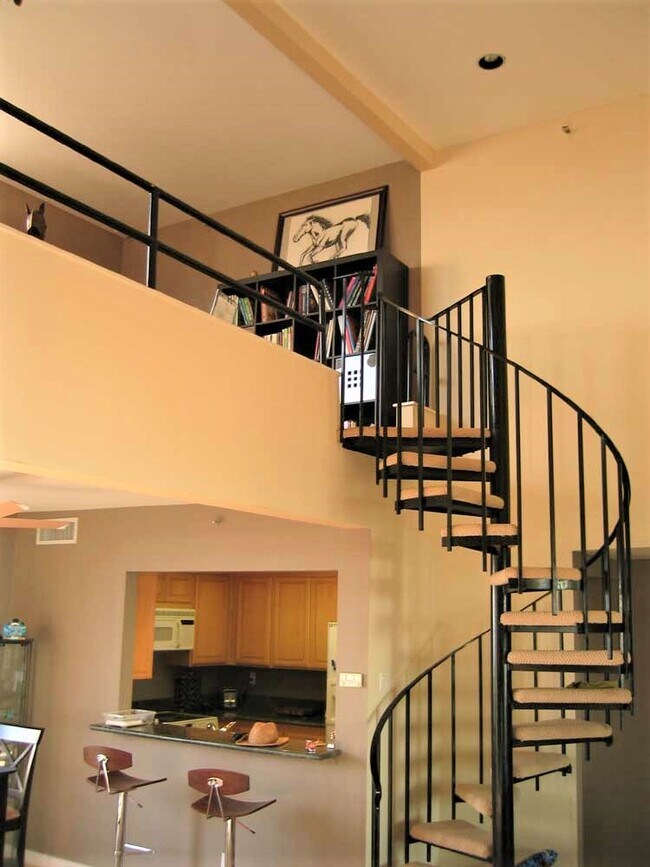 Stairs to Loft - 120 The Vlg