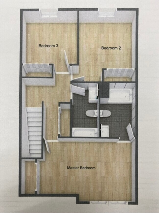 Second Floor Layout - 4576 Elizabeth Ln