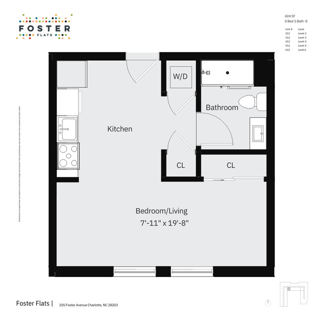 Floorplan - Foster Flats