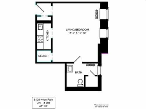 Studio - 5120 S. Hyde Park Boulevard