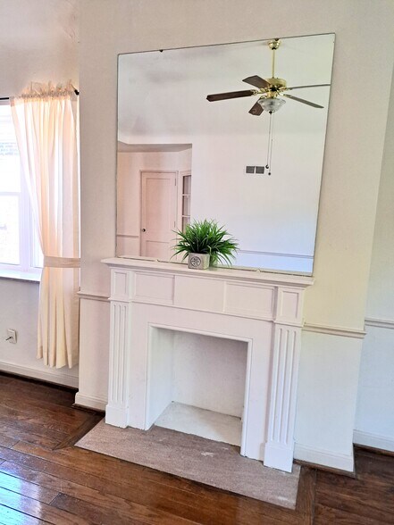 decorative fireplace - 1331 W 6th Ave
