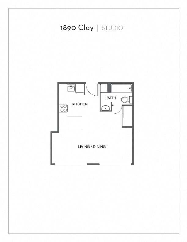 Floorplan - Clay Park Tower Apartments