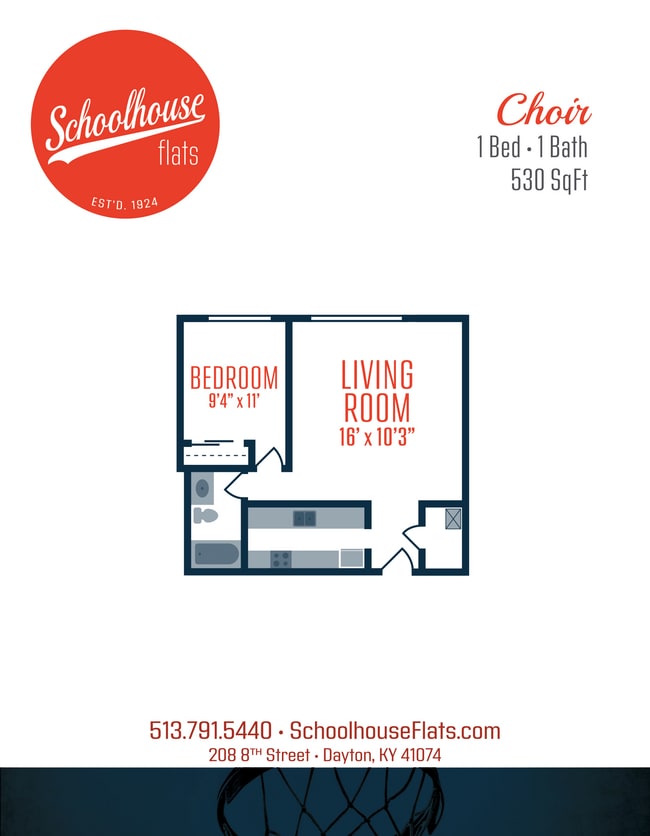 Floorplan - Schoolhouse Flats Apartments