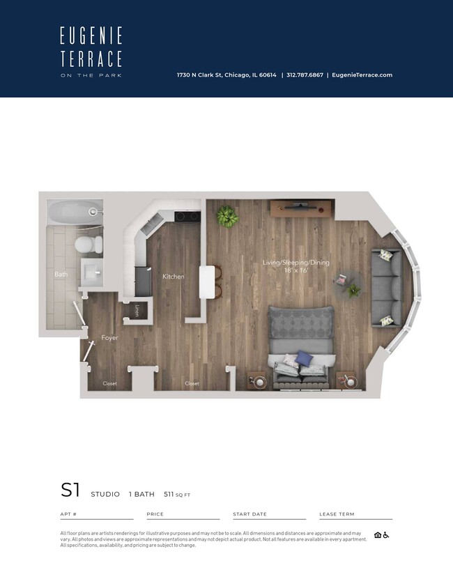 Floorplan - Eugenie Terrace on the Park