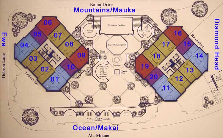 Building Lay Out - 1778 Ala Moana Blvd
