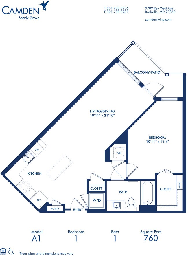 Floorplan - Camden Shady Grove