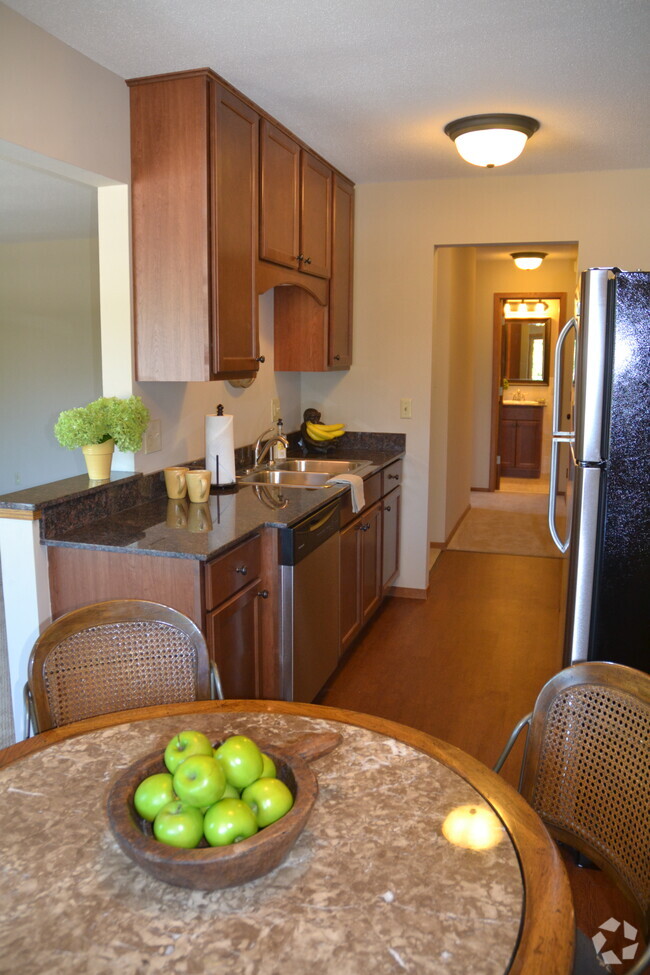 Kitchen and Dining Area - Harbor District Apartments