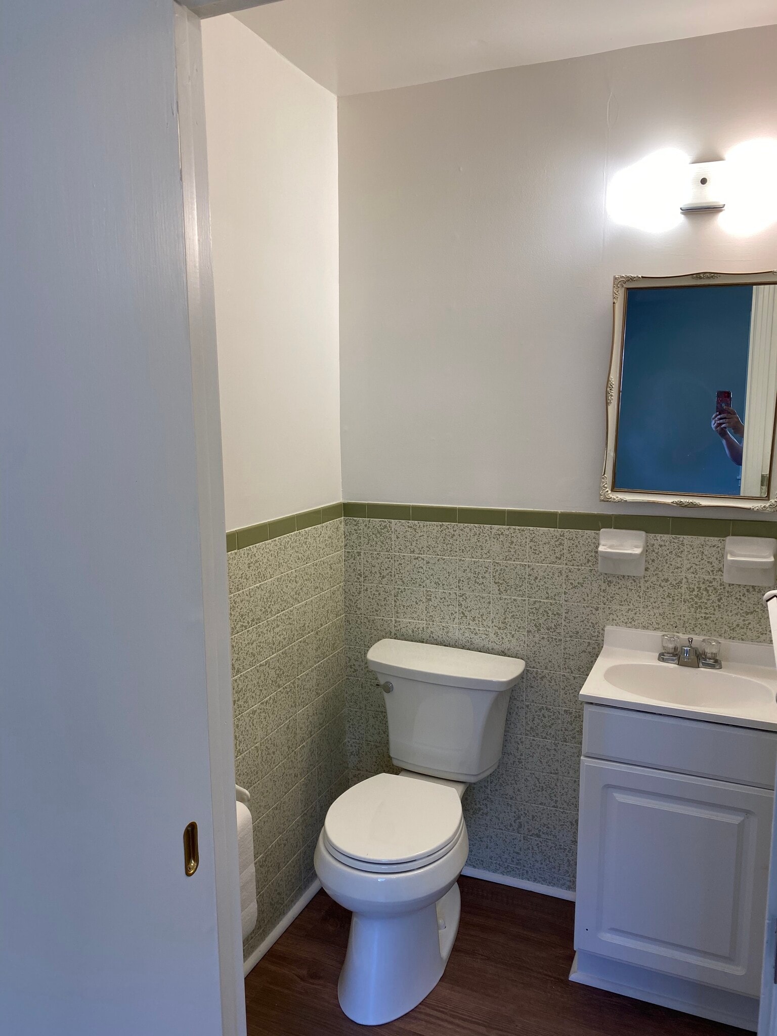 Back bedroom with in suite half bath - 504 Luther Rd