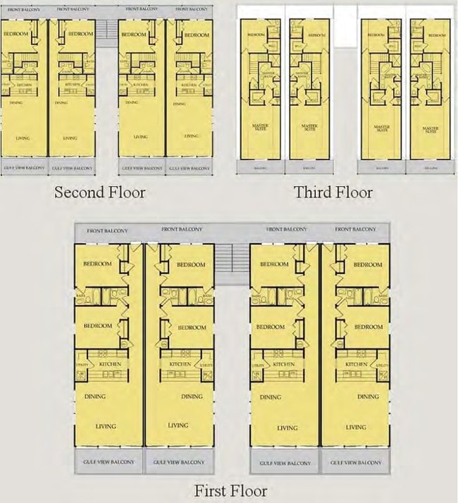 Floor Plan - Buildings A, B, C, D, & E - The Bungalows