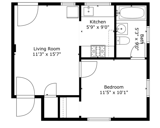 Interior Photo - 1049 E 5th Street