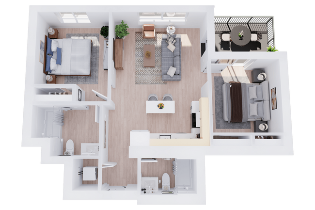 Floorplan - Echo 55