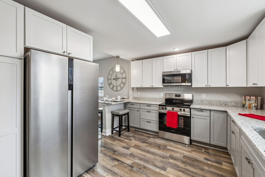 Spacious, Open kitchen with brand new appliances - 2301 Seifried St