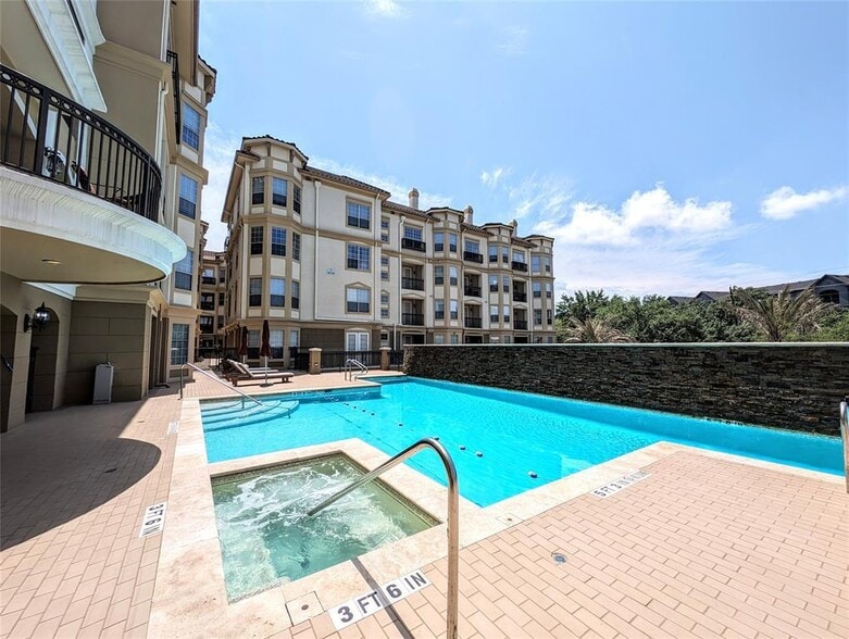 Pool + hot tub available to residents (on same floor as this unit) - 7575 Kirby Dr